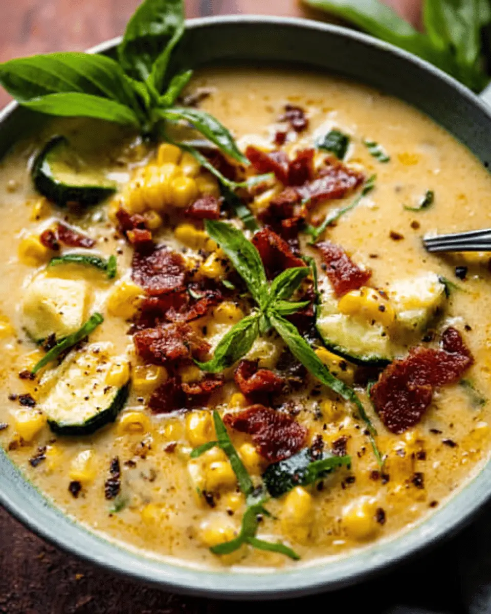 Creamy Corn & Zucchini Chowder: A Cozy, Fresh Summer-to-Fall Delight