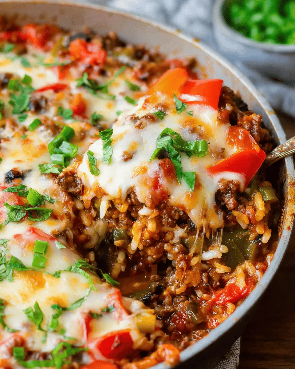 Stuffed Pepper Casserole Beef: Easy Comfort Food Delight