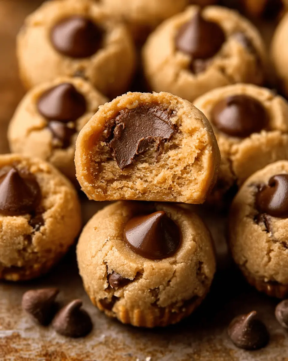 Reese’s Peanut Butter Chocolate Chip Cookie Bites: Easy 2-Ingredient Treats in 15 Minutes