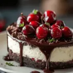 Heavenly Black Forest Cheesecake Bliss
