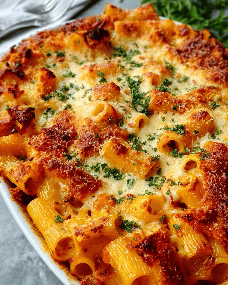 Maccheroni al Forno: The Easy Indulgence with Turkey Bacon and Chicken Ham