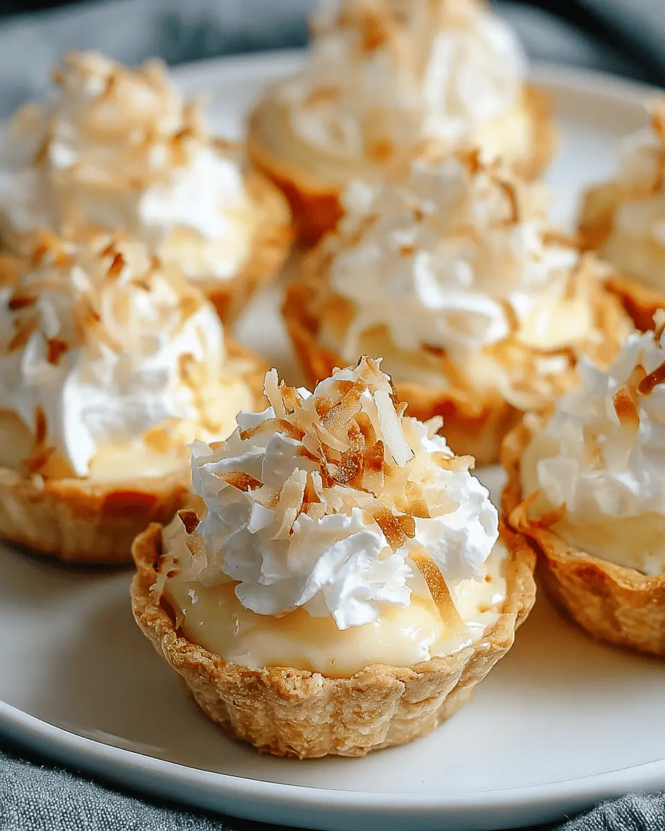 Mini Coconut Cream Pies: Easy Indulgent Treats for Everyone