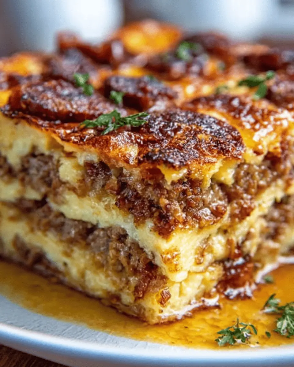 Pancake Sausage Casserole: Easy Breakfast Bliss for All