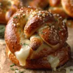 Mozzarella Stuffed Soft Pretzels