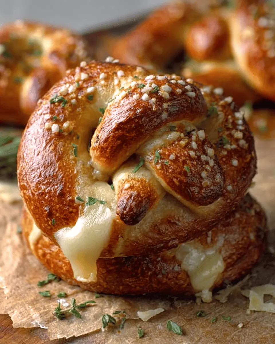 Mozzarella Stuffed Soft Pretzels: Easy & Indulgent Homemade Delight