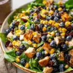 Blueberry Corn Chicken Salad