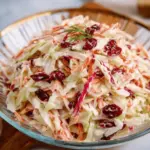 Refreshing Apple & Cranberry Coleslaw