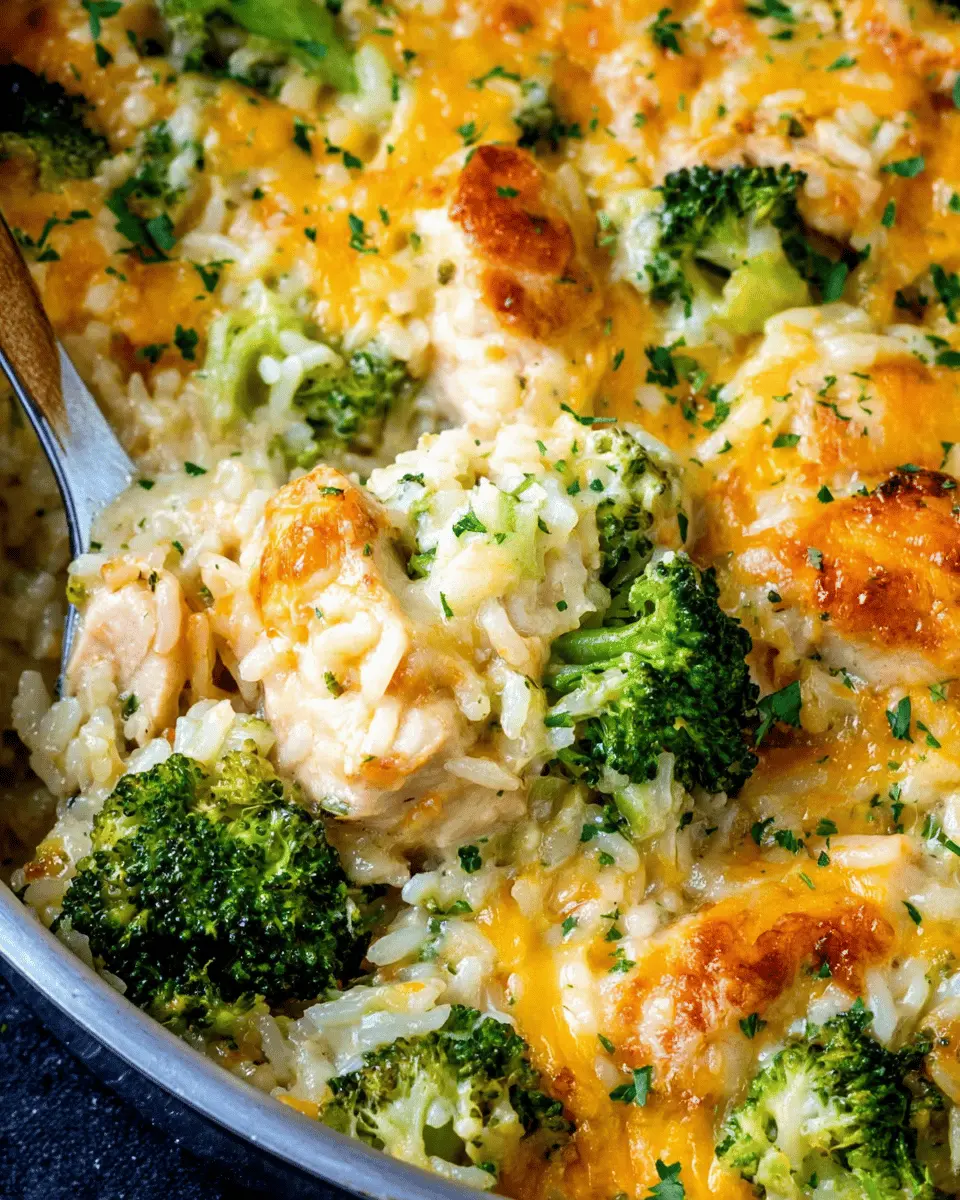 Cheesy Chicken, Rice & Broccoli Bake: The Best Comfort Meal