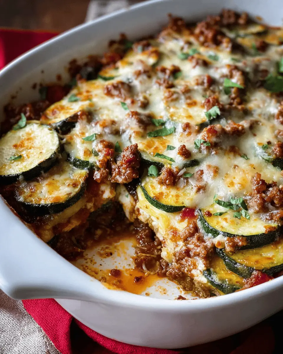 Ground Beef Zucchini Bake: Easy and Healthy Family Favorite