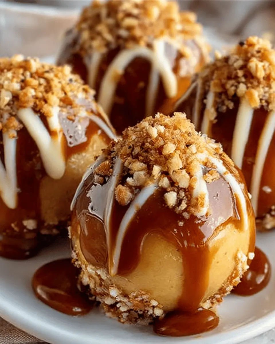 Melt-in-your-mouth apple caramel bombs: An indulgent treat to savor