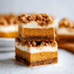 Pumpkin Cheesecake Bars with Streusel