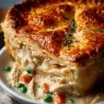 Golden Chicken Pot Pie with Buttery Crust