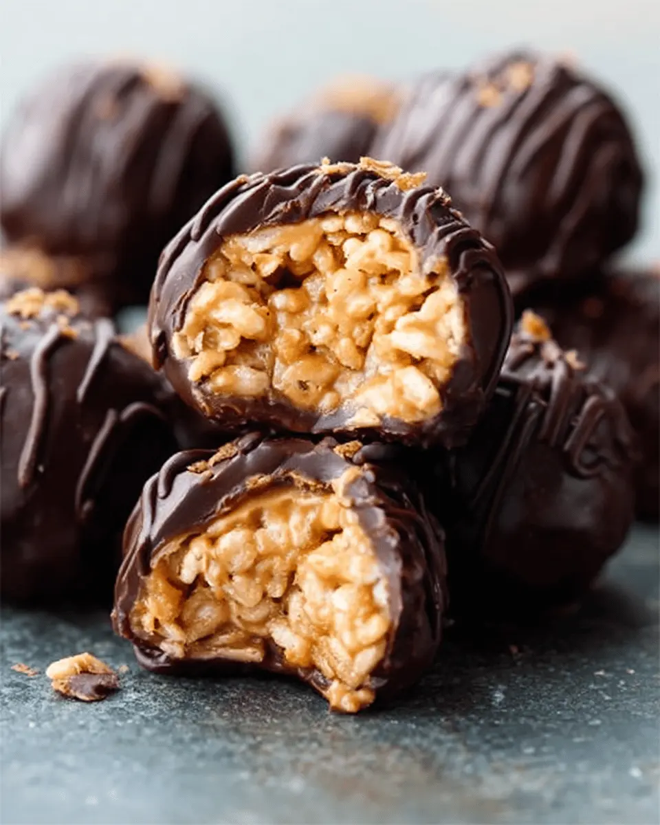 Chocolate Peanut Butter Balls: Easy Rice Krispies Treats You’ll Love