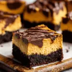 Chocolate Pumpkin Cheesecake Bars