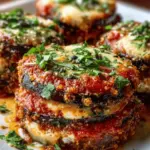 Baked Eggplant Parmesan with Feta Twist