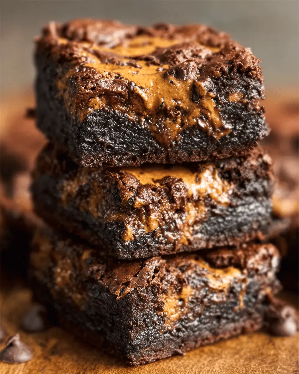 Healthy Pumpkin Peanut Butter Brownies: Easy Greek Yogurt Fudge Treats