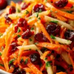 Refreshing Apple Cranberry Carrot Salad