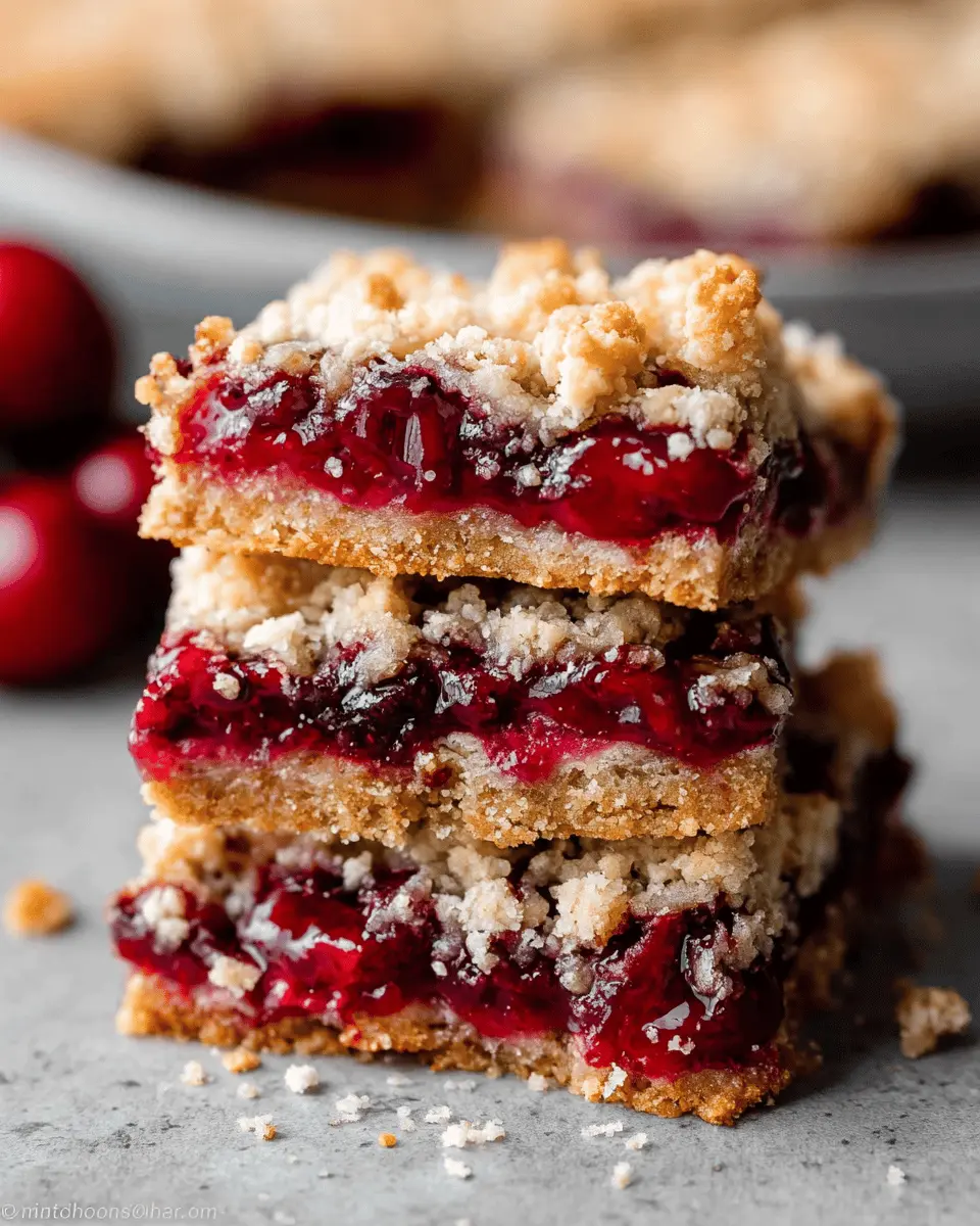 Delightful Cherry Crumble Bars: The Best Easy Dessert Recipe