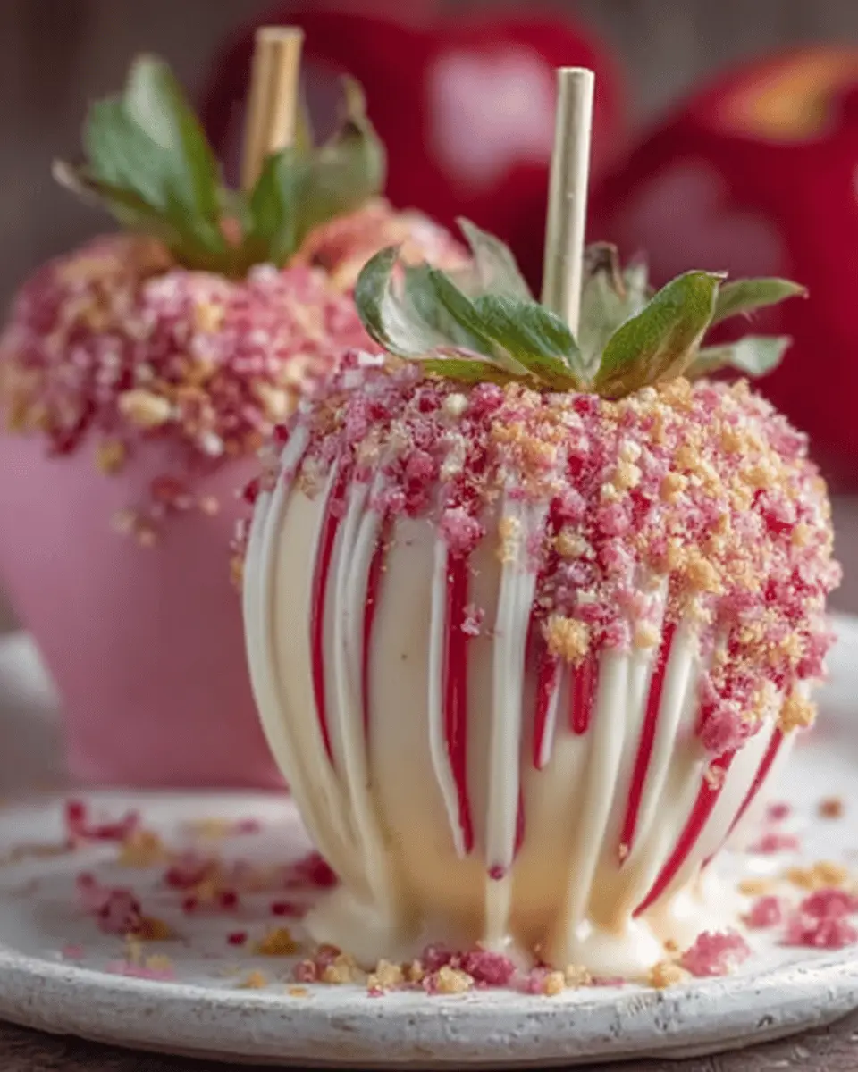 Strawberry Shortcake Candy Apples: An Indulgent Twist on a Classic