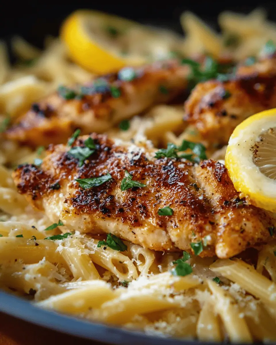 Lemon Garlic Butter Chicken: Irresistibly Zesty with Creamy Pasta