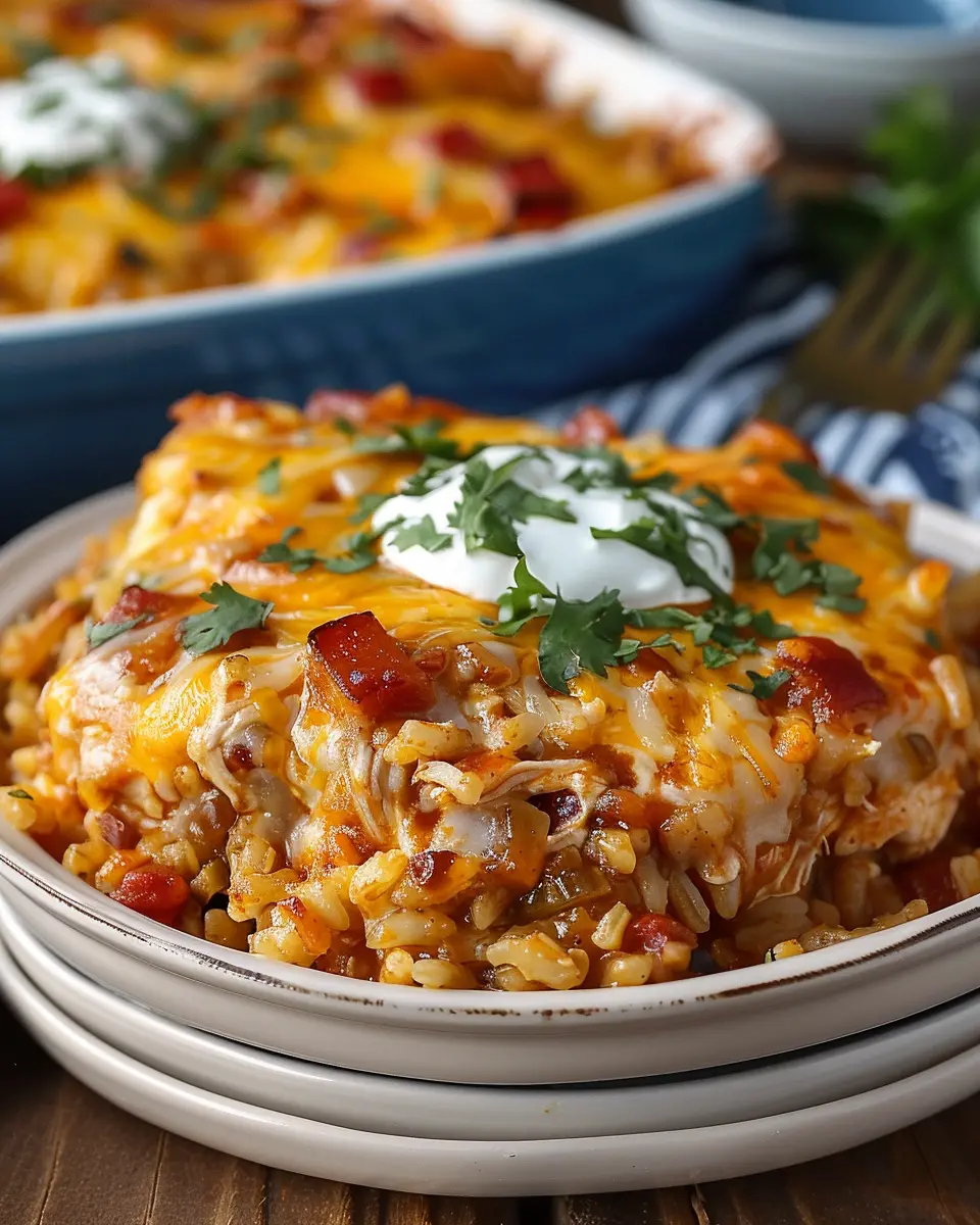 BBQ Ranch Chicken & Rice Bake Recipe: Easy Family Favorite