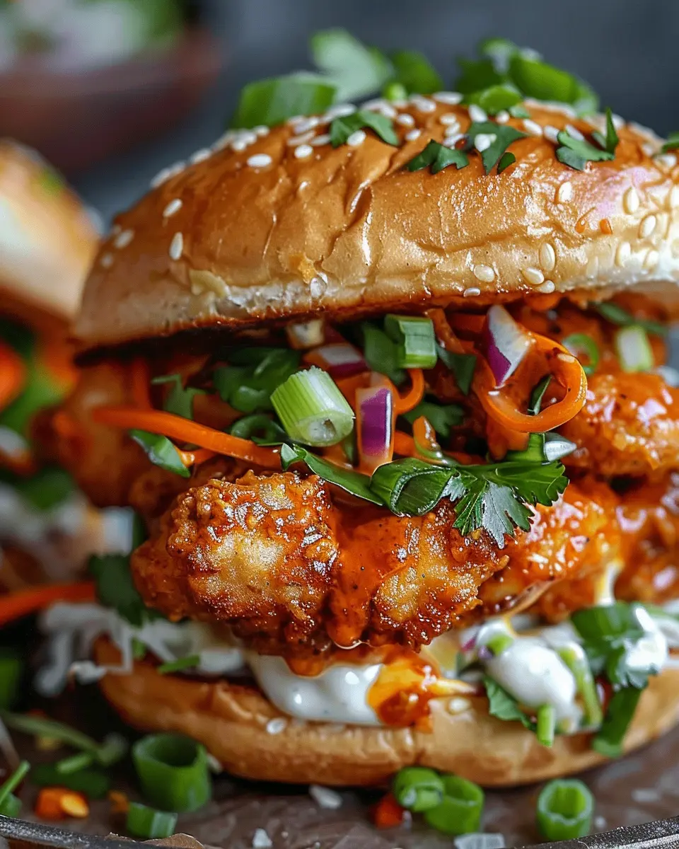 Spicy Bang Bang Chicken Sandwich Delight Recipe: A Flavorful Twist