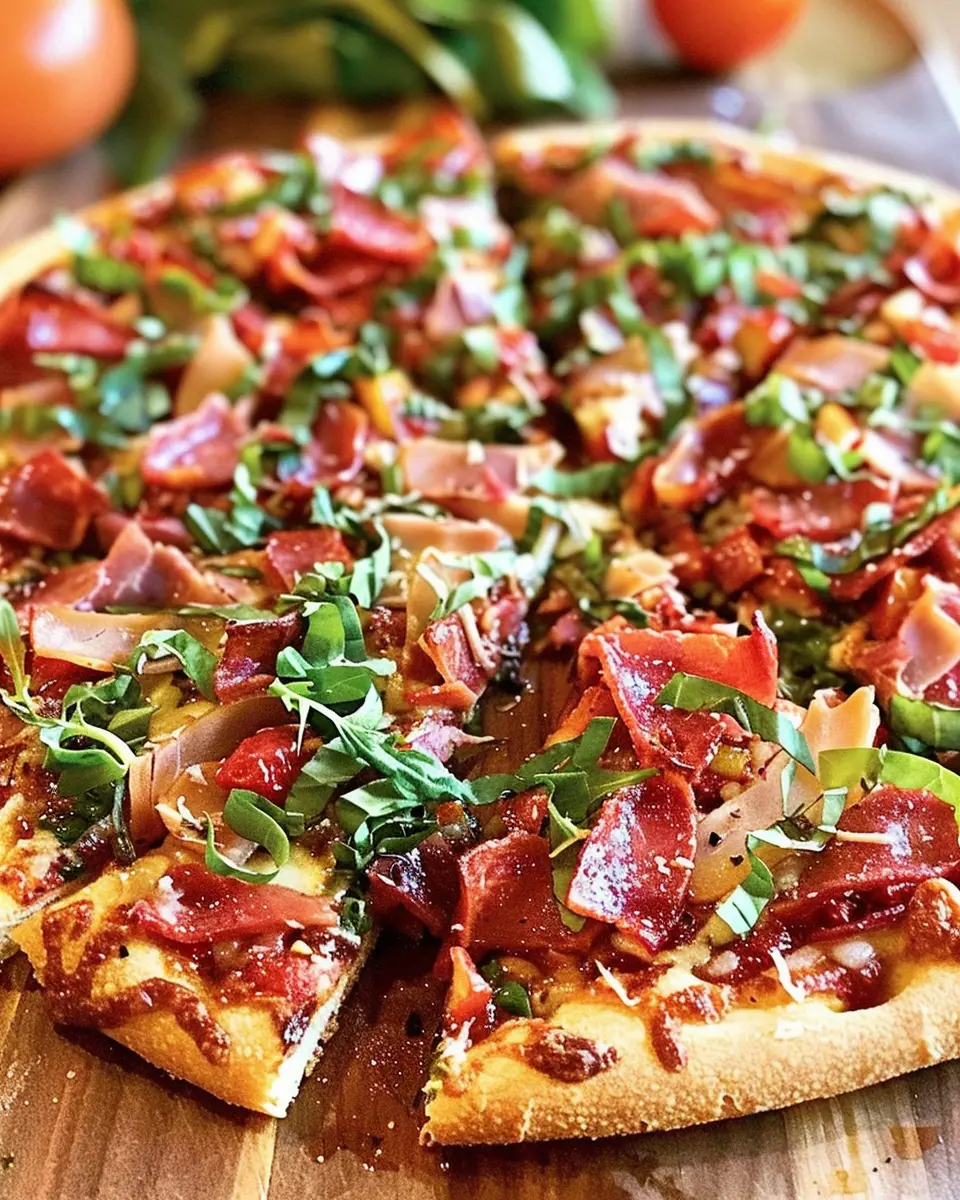 BLT Pizza with Turkey Bacon: A Easy, Flavorful Twist at Home