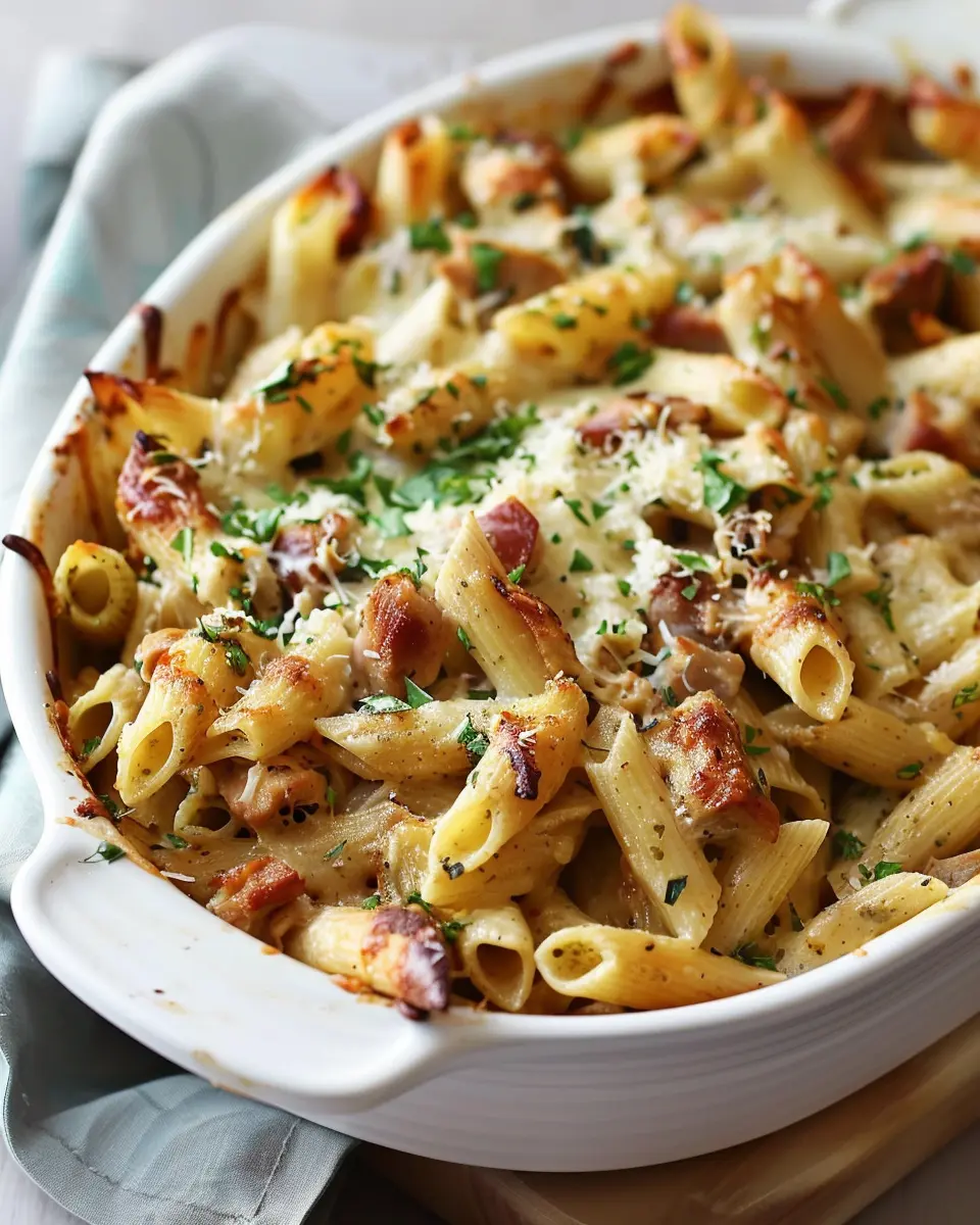 Turkey pasta bake: a comforting and easy family favorite recipe