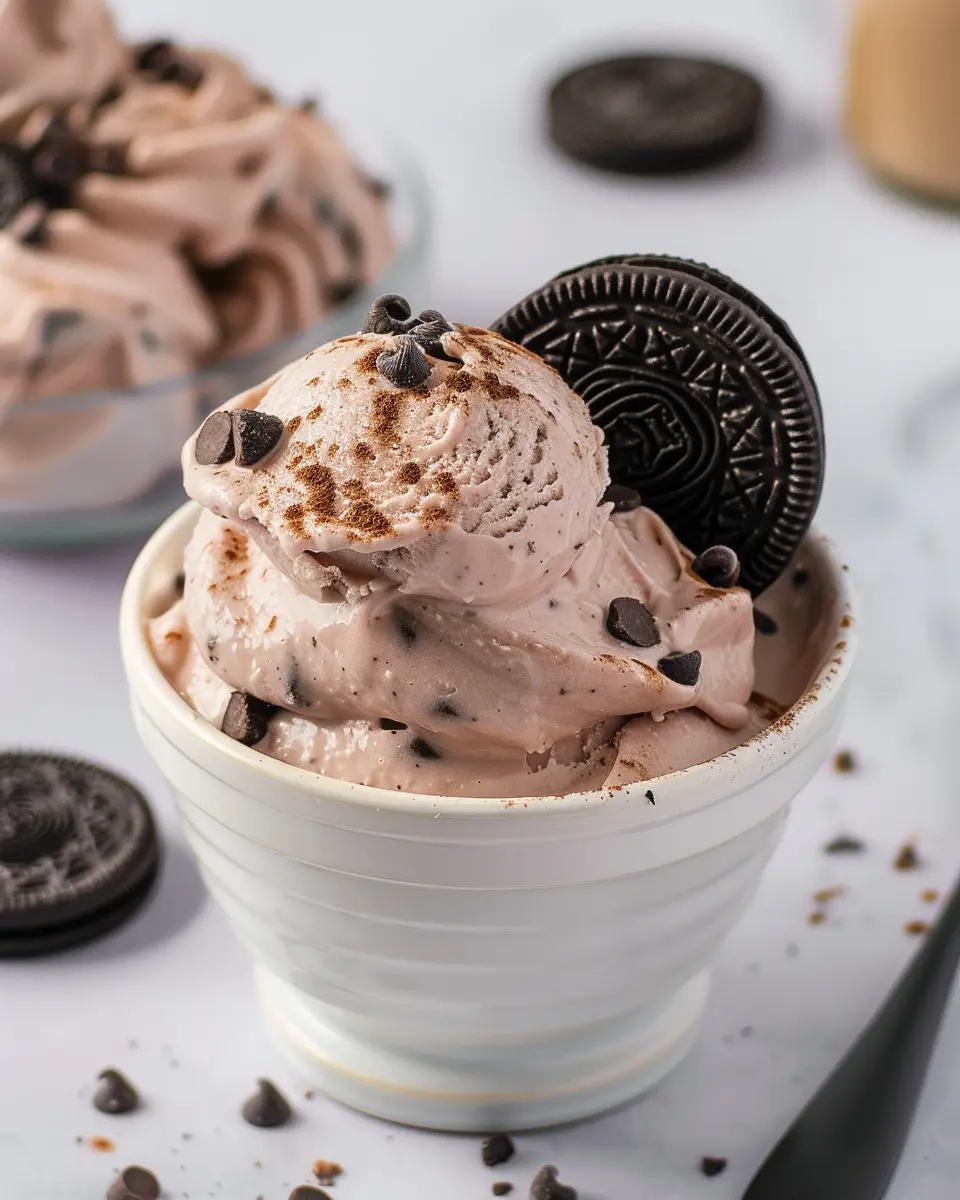 Ninja Creami Baskin Robbins Copycat Oreo Monkey Business Delight