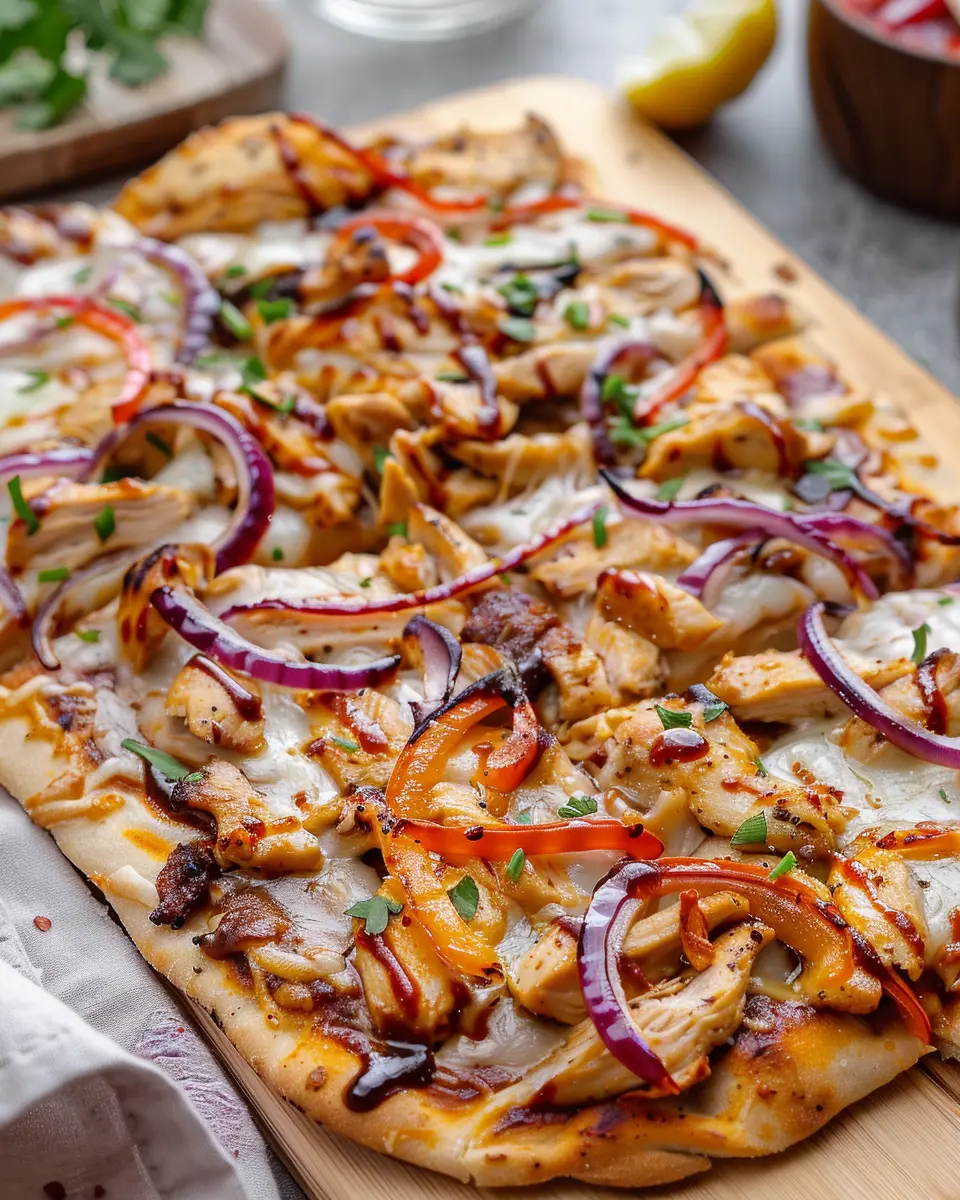 BBQ Chicken Flatbread: Easy, Flavor-Packed Family Delight