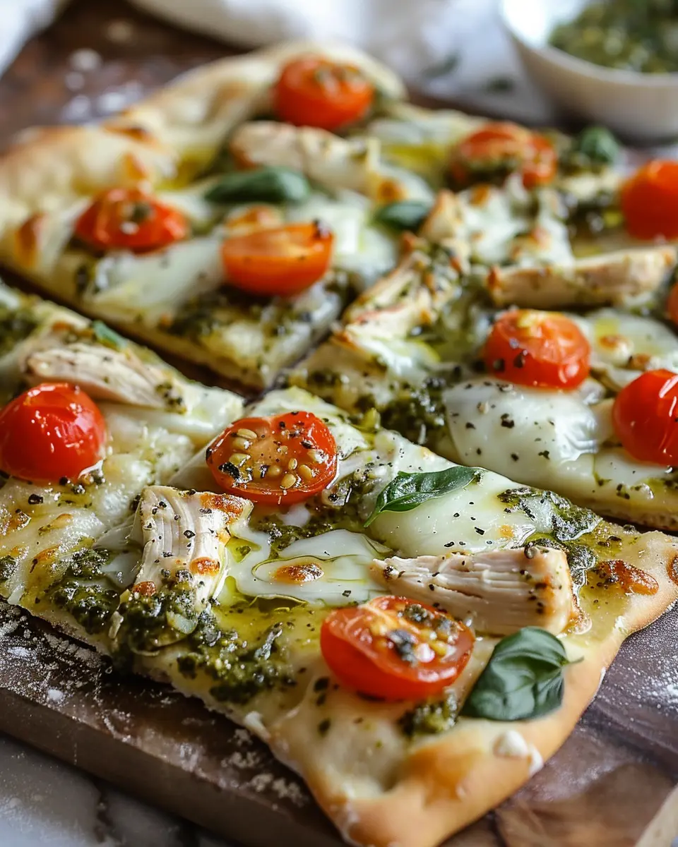 Chicken Pesto Flatbread: Easy Recipe for a Flavorful Dinner