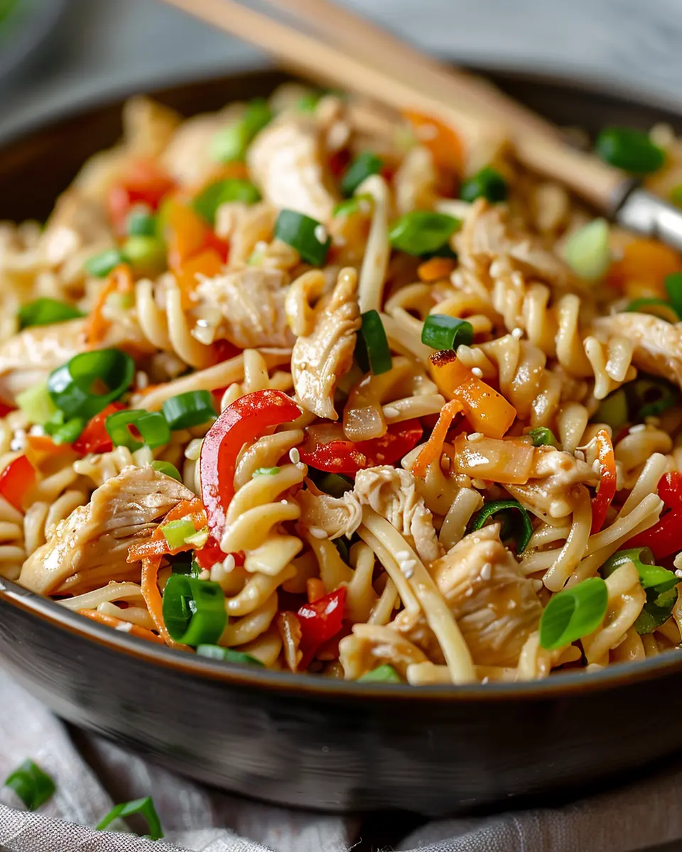Chinese Chicken Pasta Salad Recipe: Easy, Fresh, and Flavorful Twist