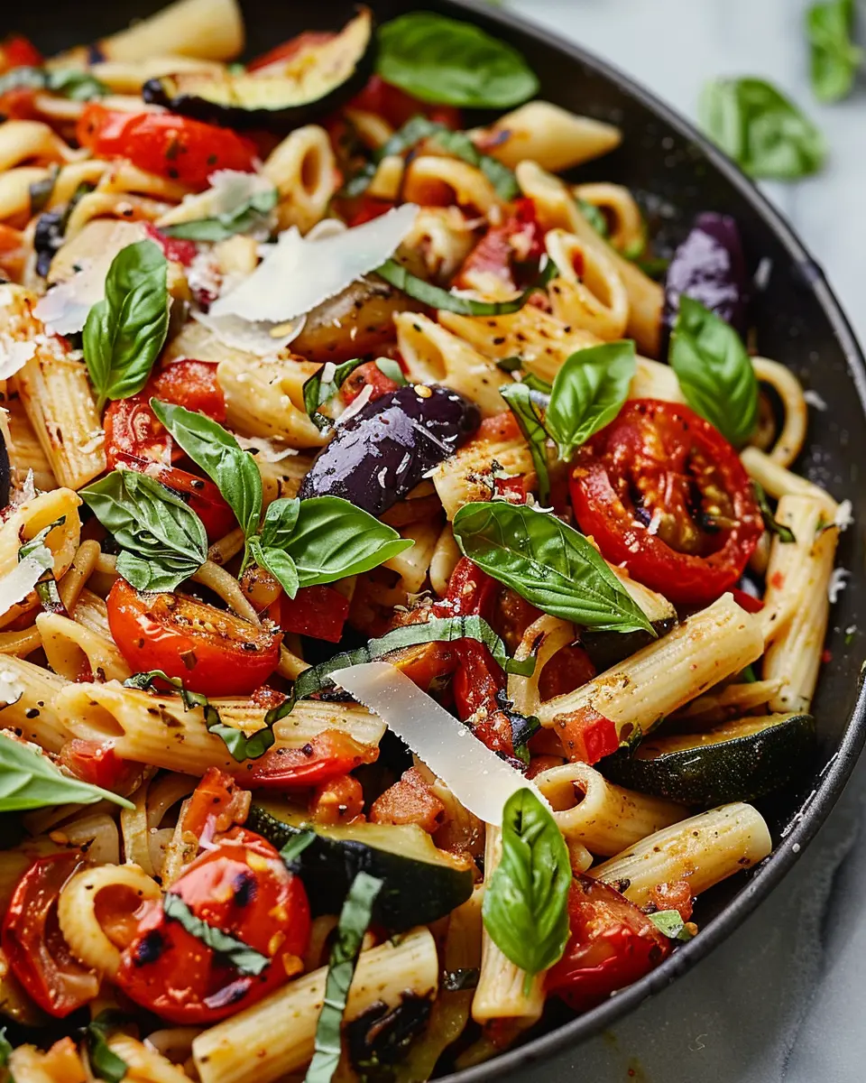 Grilled Ratatouille Pasta: A Fresh and Flavorful Dinner Delight