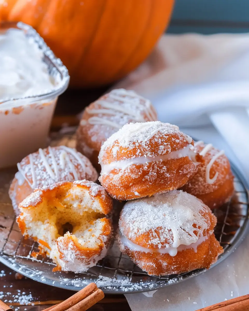 Air Fryer Pumpkin Cheesecake Donut Holes: Easy Indulgence at Home