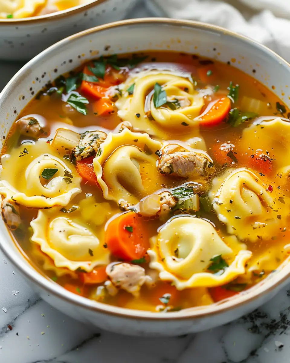 Tortellini Soup Made Easy: Cozy Comfort with Turkey Bacon