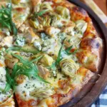Chicken, Artichoke, and Blue Cheese Pizza