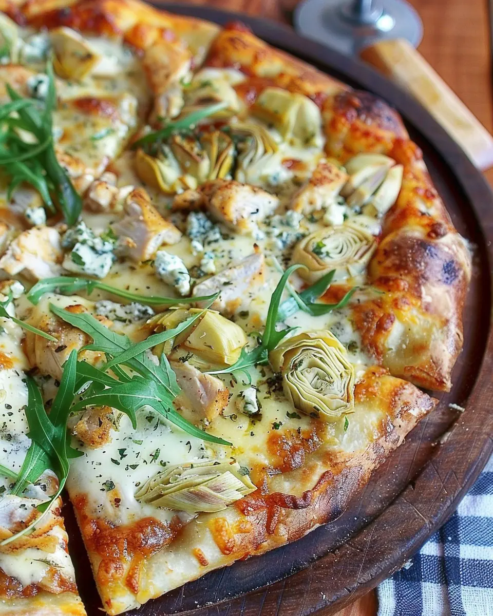Chicken Artichoke Blue Cheese Pizza: A Delicious Twist on Tradition