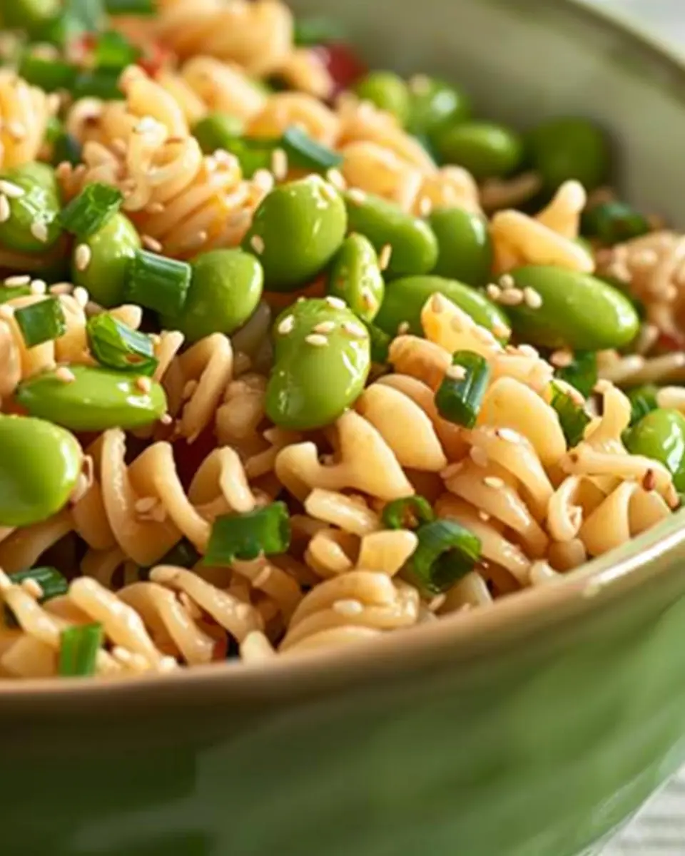 Sesame-Soy Edamame Pasta Salad: A Refreshingly Easy Delight