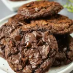 Air Fryer Chocolate Brownie Cookies