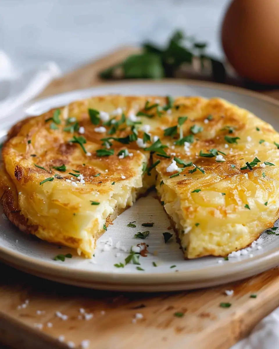 Air Fryer Spanish Tortilla Made Easy with Turkey Bacon and Chicken Ham