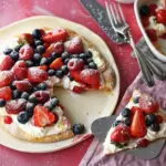 Red-White-and-Blue Berry Pizza