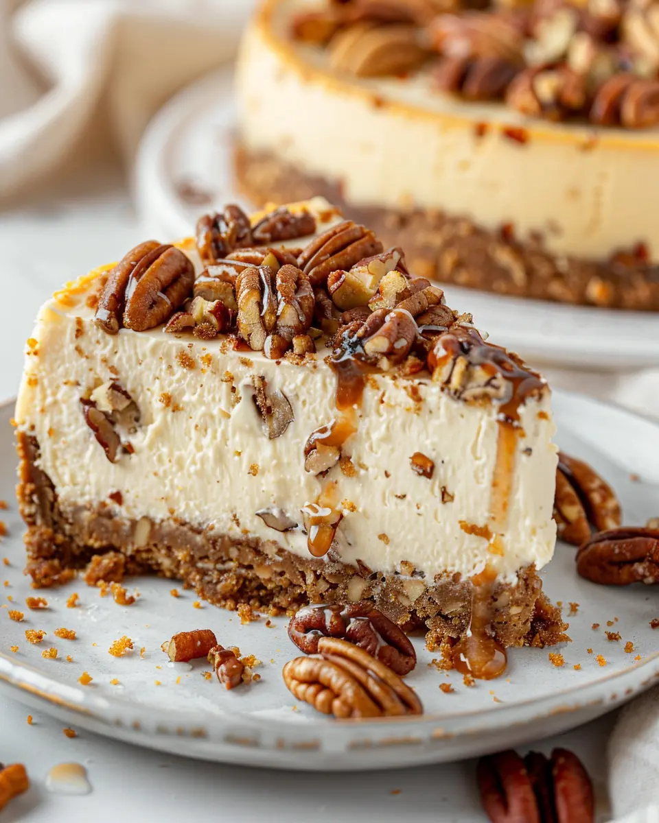 browned butter pecan cheesecake recipe: an indulgent delight at home