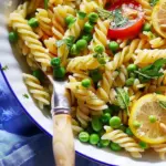 Lemon Vinaigrette Pasta Salad with Field Peas