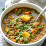 Easy Lentil Potato Soup