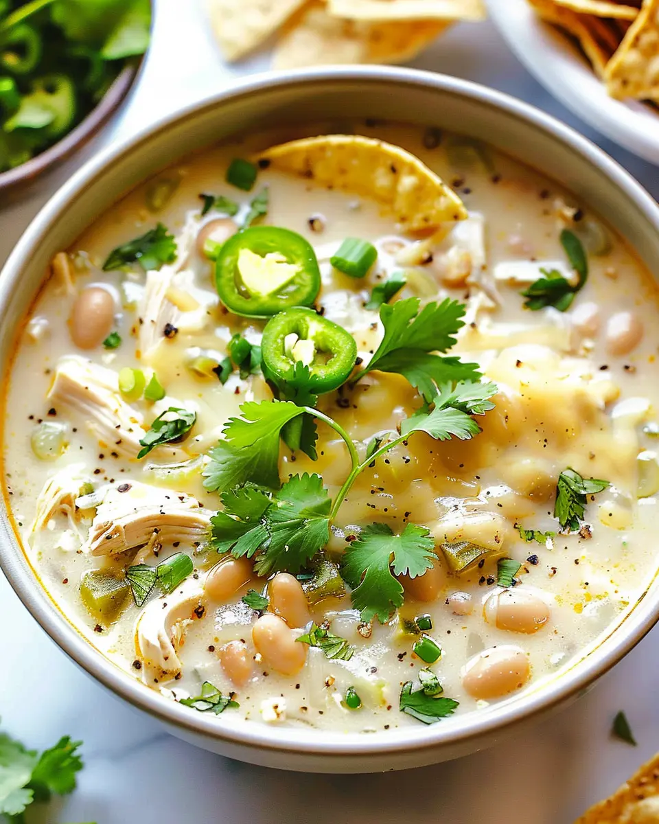 White Chicken Chili Recipe: A Cozy, Creamy Delight with Turkey Bacon