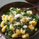 Creamy Gnocchi with Spinach and Feta Recipe