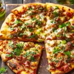 Barbecue Pork Pizza
