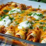 Easy Cheesy Ground Beef Enchiladas