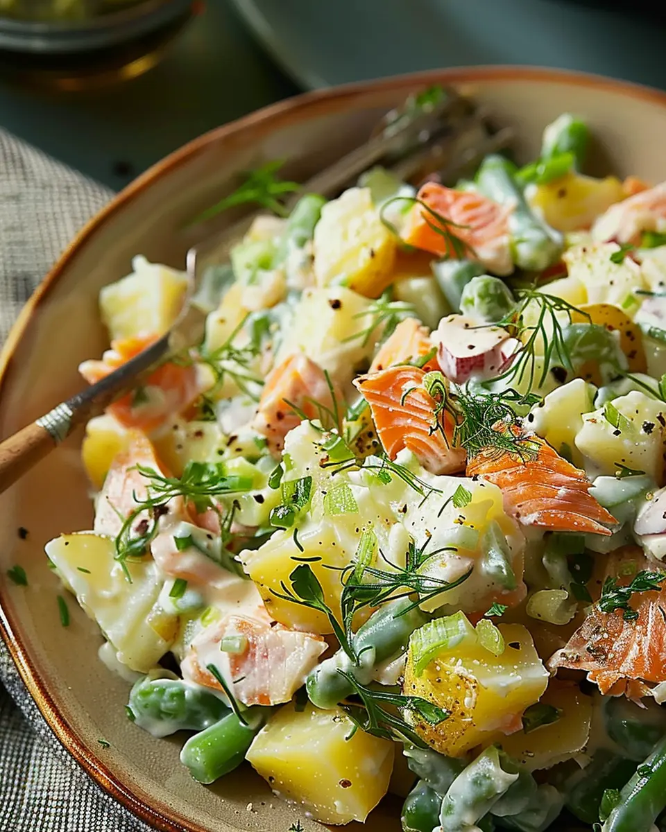 Chef Duane Nutter’s Smoked Trout Potato Salad with Turkey Bacon