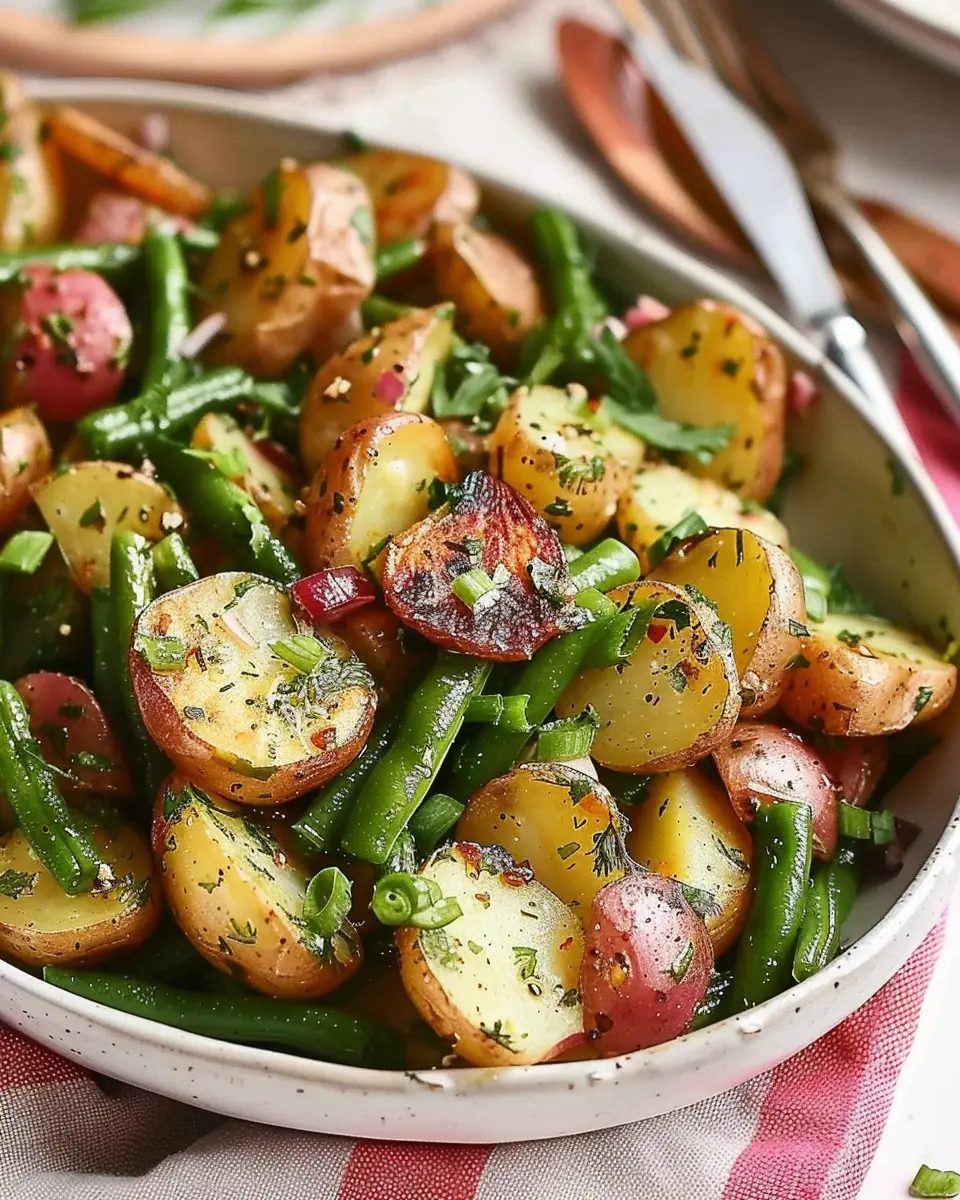 Tangy Potato-Green Bean Salad: A Refreshing Summer Delight